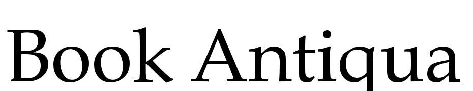 Book Antiqua Font Download Free