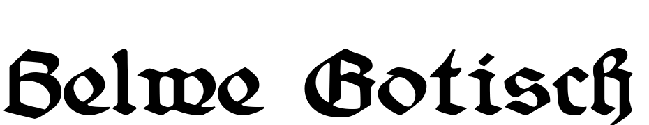 Belwe Gotisch Font Download Free