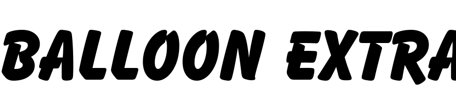 Balloon Extra Bold BT Font Download Free