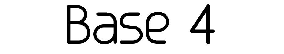 Base 4 Font Download Free