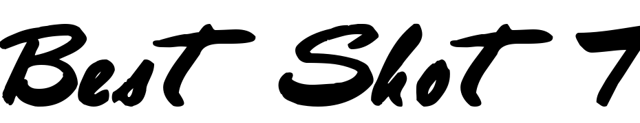 Best Shot Text56 Bold Font Download Free