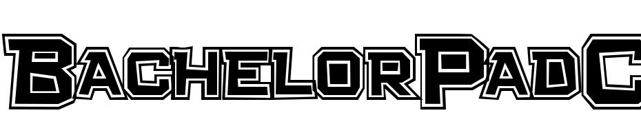 Bachelor Pad College JL Font Download Free