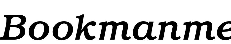 Bookman Medium Regular Italic Font Download Free