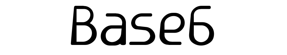 Base6 Yazı tipi ücretsiz indir