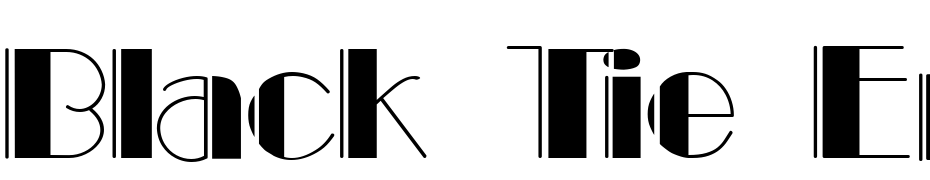 Black Tie Engraved Display SSi Font Download Free