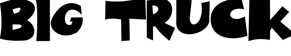 Big Truck Font Download Free
