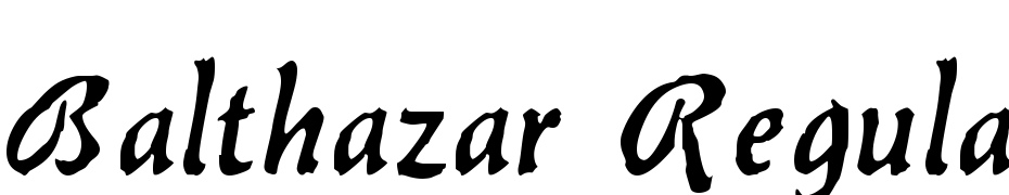Balthazar Regular Font Download Free