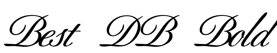 Best DB Bold Font Download Free