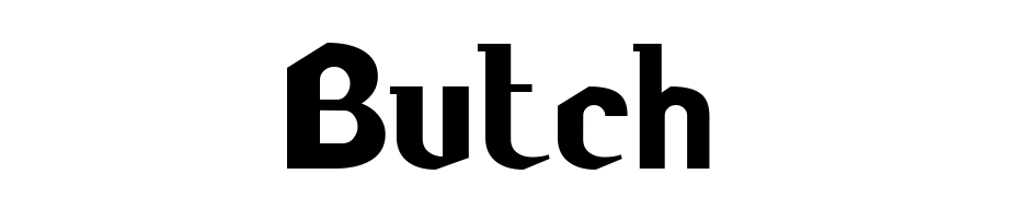 Butch Font Download Free
