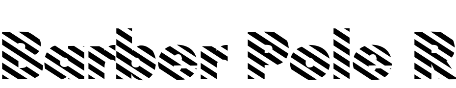 Barber Pole Regular Font Download Free