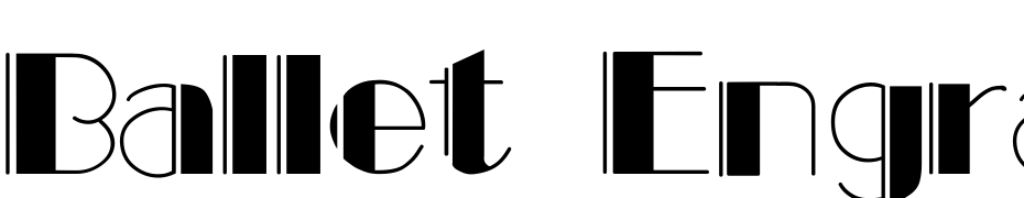 Ballet Engraved Font Download Free