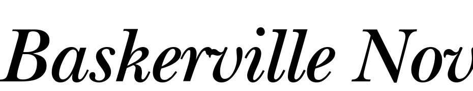 Baskerville Nova Two Demi Regular Italic Font Download Free