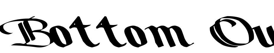 Bottom Out One104 Regular Font Download Free