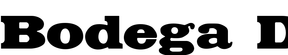 Bodega Display SSi Font Download Free