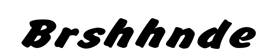 Brush Hand Expanded Regular Font Download Free