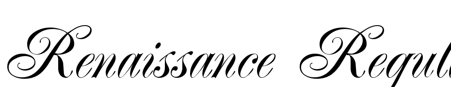 Renaissance Regular Font Download Free