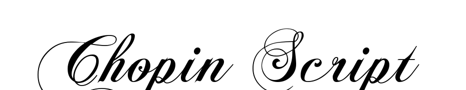 Chopin Script Font Download Free