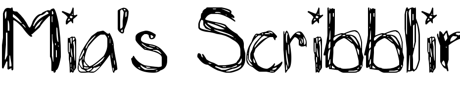 Mia's Scribblings ~ Fuente Descargar Gratis