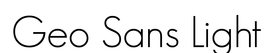 Geosans Light Font Download Free