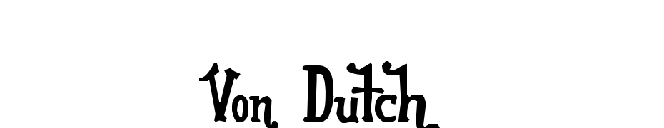 Von Dutch Font Download Free