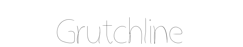 Grutchline Font Download Free