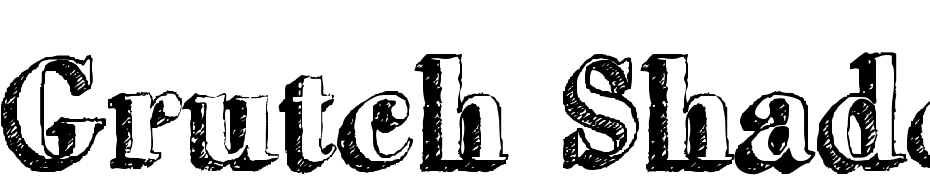 Grutch Shaded Font Download Free