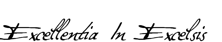 Excellentia In Excelsis cкачати шрифт безкоштовно
