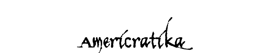 Americratika Scarica Caratteri Gratis