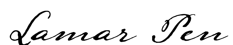 Lamar Pen Font Download Free