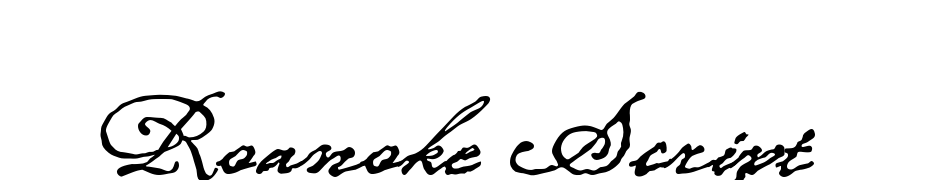 Roanoke Script Schrift Herunterladen Kostenlos