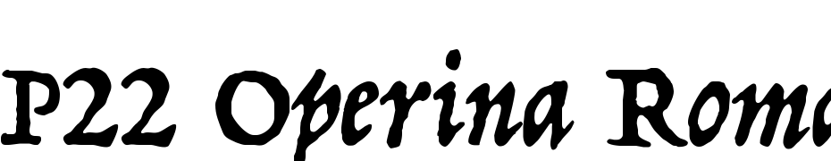 P22 Operina Romano Schrift Herunterladen Kostenlos