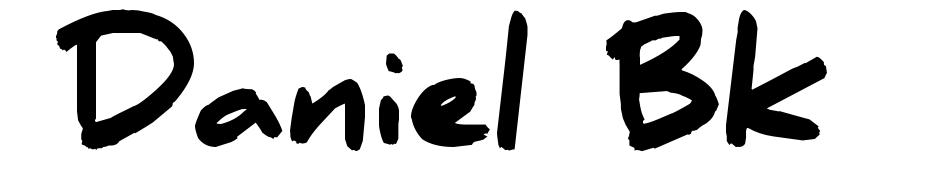 Daniel Black Scarica Caratteri Gratis