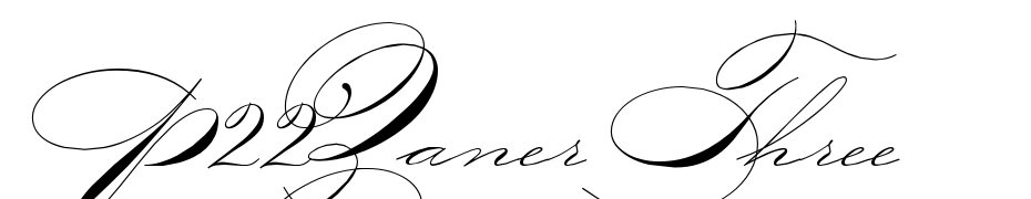 P22Zaner Three Schrift Herunterladen Kostenlos