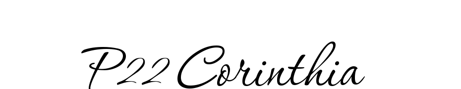 P22 Corinthia cкачати шрифт безкоштовно