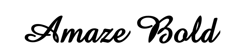 Amaze Bold Scarica Caratteri Gratis