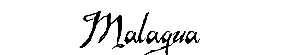 Malagua cкачати шрифт безкоштовно