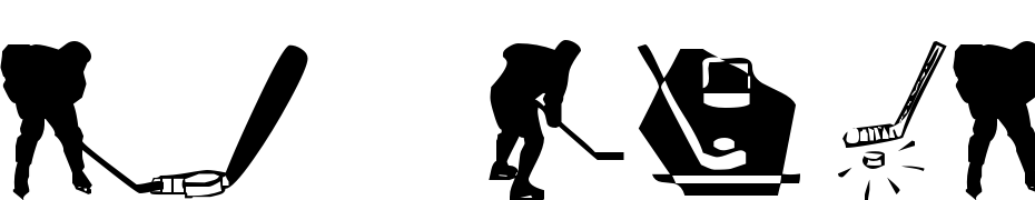KR Hockey Dings Scarica Caratteri Gratis