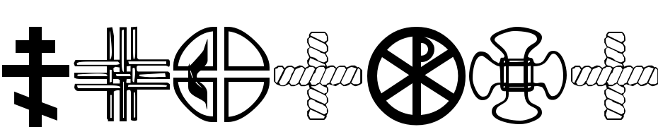 Christian Crosses III Scarica Caratteri Gratis