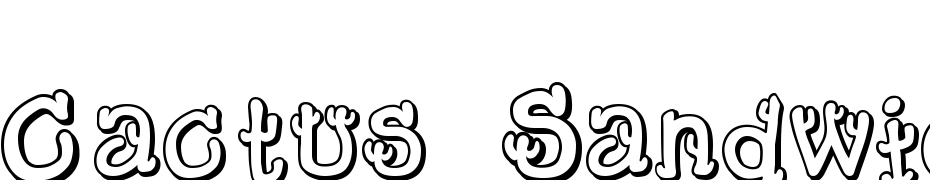 Cactus Sandwich Plain FM Font Download Free