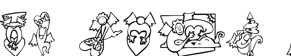 KR Love Angels Schrift Herunterladen Kostenlos