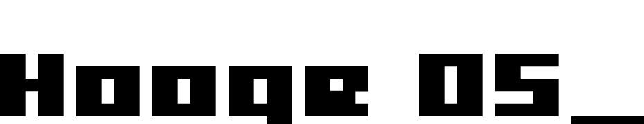 Hooge 05_65 Font Download Free