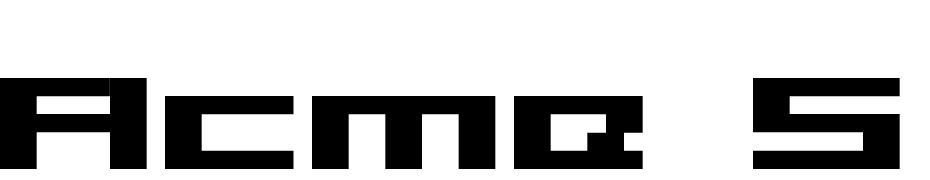 Acme 5 Wide Bold Font Download Free
