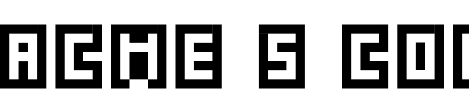 Acme 5 Compressed Caps Outline Scarica Caratteri Gratis