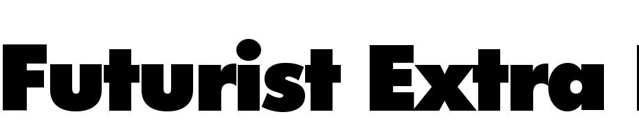 Futurist Extra Heavy Regular Font Download Free