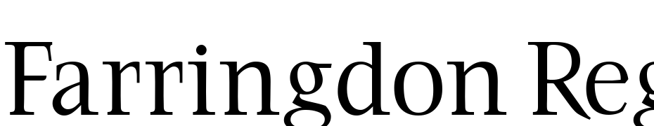 Farringdon Regular DB Font Download Free