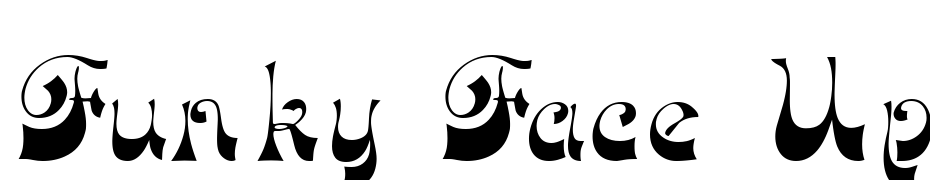 Funky Face Upright Regular Font Download Free