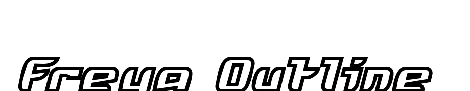 Freya Outline Font Download Free