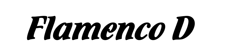 Flamenco D Font Download Free