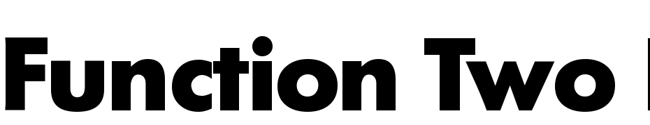 Function Two Bold Font Download Free