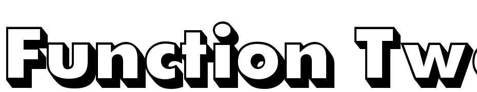 Function Two Shaded Extrabold Regular Font Download Free
